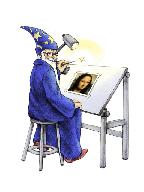 ImageMagickで描画したWizard