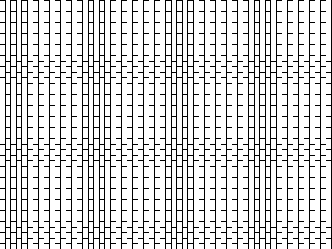ImageMagickで描画したVerticalbricksのパターン