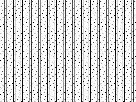 ImageMagickで描画したVerticalleftshingleのパターン